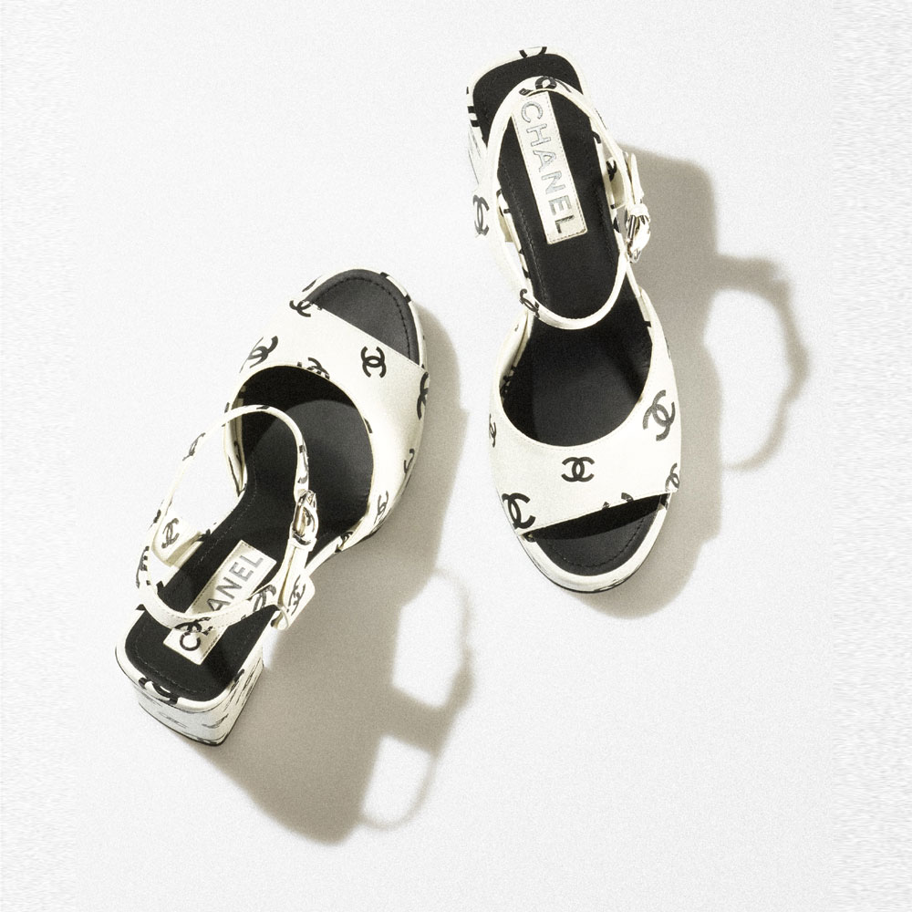 Chanel Printed lambskin Sandals G38958 X56530 K4156 - Photo-3