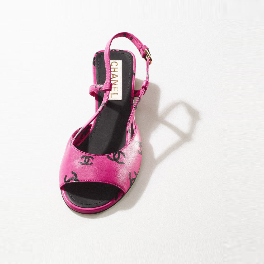 Chanel Printed lambskin Sandals G38976 X56530 K4157 - Photo-3