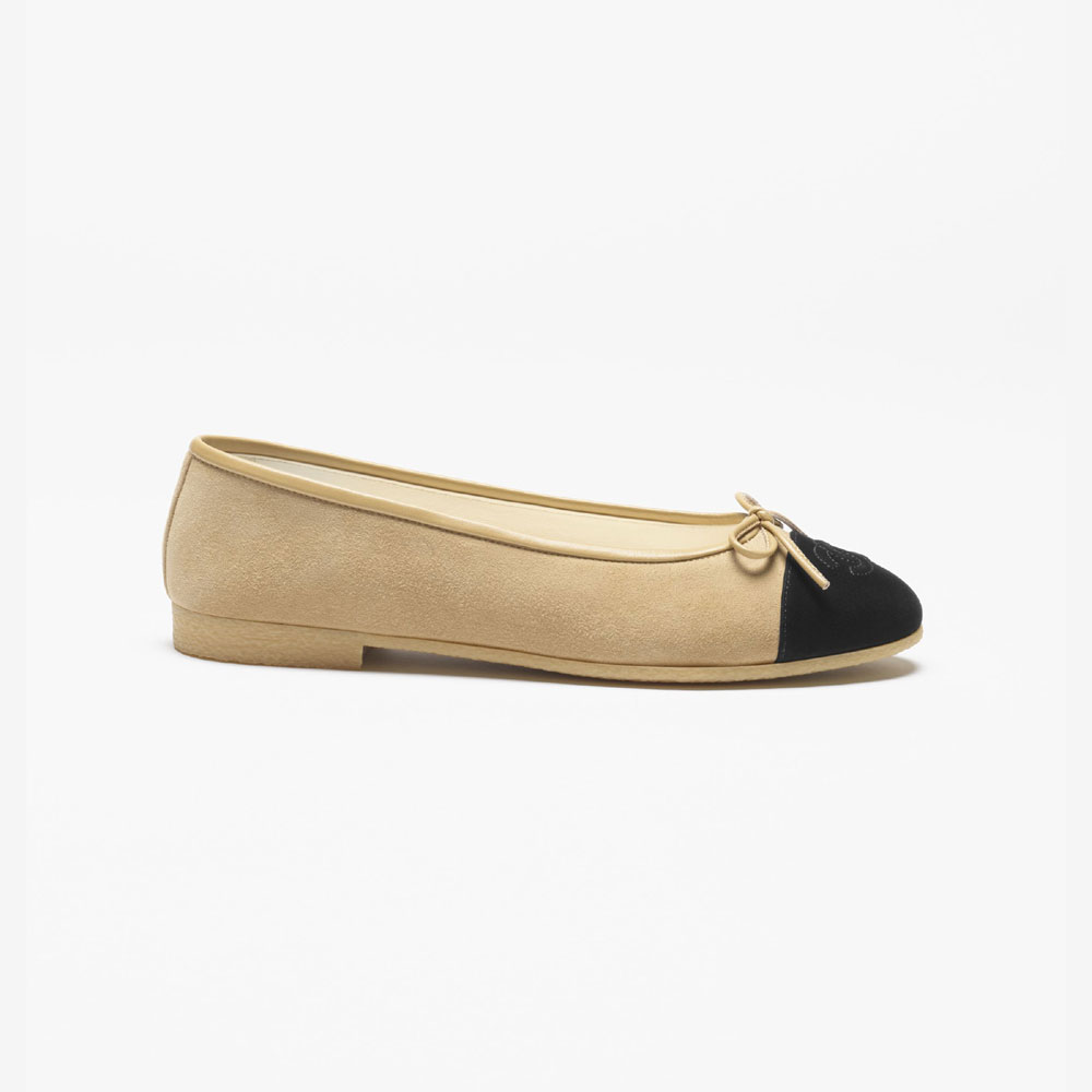 Chanel Ballet Flats Suede Goatskin G46026 B18372 NZZC6 - Photo-2