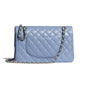 Chanel Lambskin Metal Sky Blue Classic Handbag A01112 Y04059 NA104 - thumb-2
