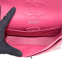 Chanel CF Flap bag Patent Pink A01112 Y06830 3B634 - thumb-3