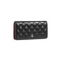 Chanel Black Classic Long Flap Wallet A31509 Y01295 C3906 - thumb-3