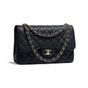 Chanel large classic bag grained calfskin A58600 Y01864 C3906 - thumb-3