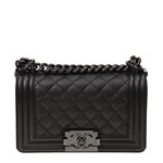 Small BOY Chanel Caviar bag black A67085 Y61398 94305