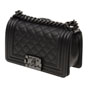 Small BOY Chanel Caviar bag black A67085 Y61398 94305 - thumb-4