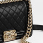 Small BOY Chanel bag black A67085 Y61398 94305 - thumb-2