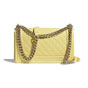 Chanel Grained Calfskin Yellow BOY Chanel bag A67086 B00317 N9309 - thumb-2