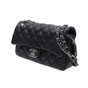 Chanel Black Classic CC Caviar A67741 Y30856 94305 - thumb-4