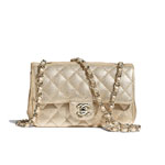 Chanel Metallic Lambskin Gold Mini Flap Bag A69900 B05133 NB812