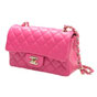 Chanel Mini Flap bag pink lambskin A69900 Y01295 0B339 - thumb-2