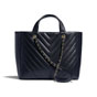 Chanel Black Large Shopping Bag A91643 Y82255 94305 - thumb-2