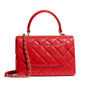 Chanel Red Small Flap Bag With Top Handle A92236 Y60767 N0896 - thumb-2
