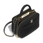 Chanel bowling bag jersey gold tone metal A92238 Y84179 94305 - thumb-3