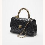 Chanel Flap Bag with Top Handle A92990 B07608 94305