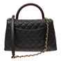Chanel Coco Handle Flap bag black A92991 Y61556 94305 - thumb-3