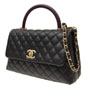 Chanel Coco Handle Flap bag black A92991 Y61556 94305 - thumb-4