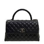 Chanel Coco Handle Flap bag black A92991 Y61557 94305