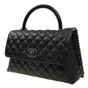 Chanel Coco Handle Flap bag black A92991 Y61557 94305 - thumb-4