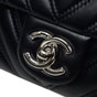 Chanel Black Lambskin Chevron Chain Bag A93027 Y25539 94305 - thumb-2