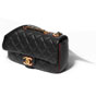 Chanel Flap bag lambskin gold metal black red A93592 Y61027 C1381 - thumb-2