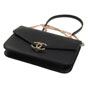 Chanel Flap bag grained calfskin light gold metal black A93663 Y61153 3B111 - thumb-2