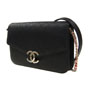 Chanel Flap bag grained calfskin light gold metal black A93663 Y61153 3B111 - thumb-4