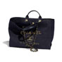 Chanel Navy Blue Gold Large Shopping Bag A93786 B01008 N4804 - thumb-3