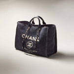 Chanel Maxi Shopping Bag Denim A93786 B09051 NK138