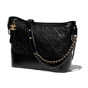 Chanels Gabrielle hobo bag black A93824 Y61477 94305 - thumb-3