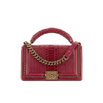 boy chanel handbag with handle A94804 Y33042 0B436