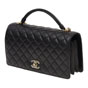 Chanel Flap bag with top handle black A98626 Y61361 94305 - thumb-4