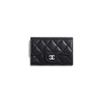 Chanel Black Classic Card Holder AP0214 Y01480 C3906
