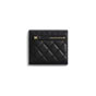 Chanel Black Classic Small Flap Wallet AP0231 Y01295 C3906 - thumb-2