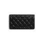 Chanel Black Classic Long Flap Wallet AP0233 Y01295 C3906 - thumb-2