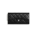Chanel Lambskin Classic Long Flap Wallet AP0241 Y01480 C3906