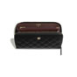 Chanel Calfskin Black Classic Long Zipped Wallet AP0242 Y01864 C3906 - thumb-3