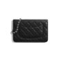 Chanel Lambskin Black Classic Wallet on Chain AP0250 Y01480 C3906 - thumb-2