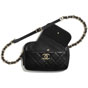 Chanel Lambskin Black Waist bag AP1192 B02328 94305 - thumb-3
