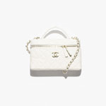 Chanel Vanity with chain in white AP4407 B22665 10601