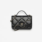 Chanel Wallet on chain in black AP4931 B22105 94305