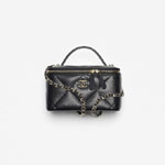 Chanel Long vanity with chain in black AP4933 B22105 94305