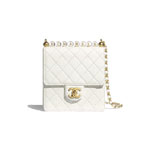 Chanel White Flap Bag AS0584 B02873 10601