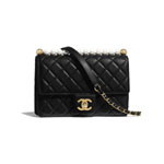 Chanel Black Flap Bag AS0585 B00374 94305
