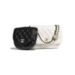 Chanel White Black Side Packs AS0649 B00510 C0229