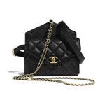 Chanel Black Waist Bag AS0657 B00382 94305