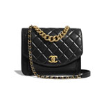 Chanel Black Flap Bag AS0785 B00757 94305