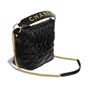 Chanel Black Hobo Handbag AS0845 B00898 94305 - thumb-3