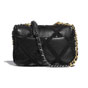 Calfskin Crochet Black Chanel 19 Flap Bag AS1160 B04824 94305 - thumb-2