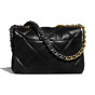 Lambskin Black Chanel 19 Large Flap Bag AS1161 B04852 94305 - thumb-2