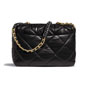 Lambskin Black Chanel 19 Maxi Flap Bag AS1162 B02875 94305 - thumb-2